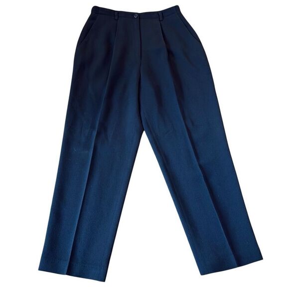 AKA Eddie Bauer Vintage 100% wool pleat front trouser pant 10 - Picture 1 of 9